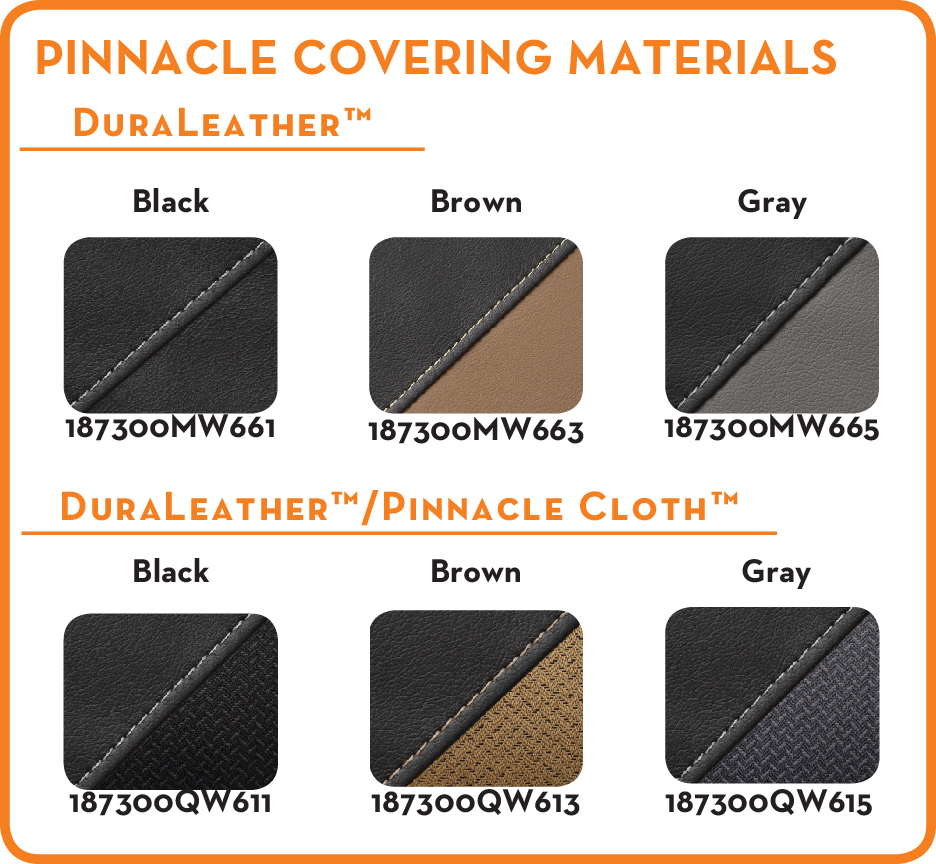 Pinnacle Cloth Material Options