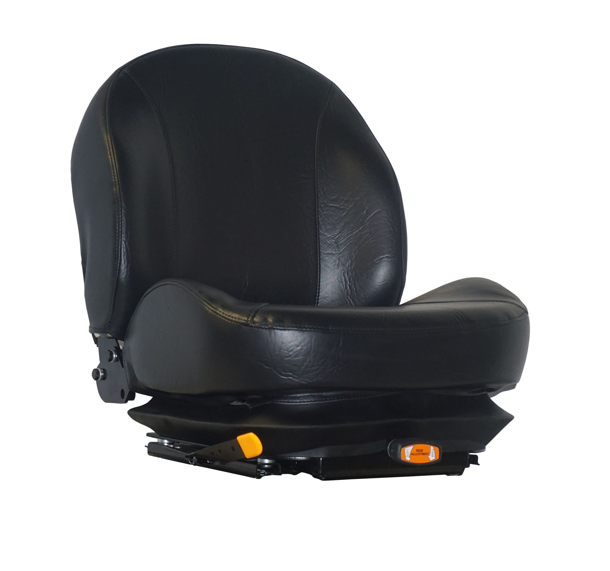 1110 seat with bellows. Vinyl Low back seat without arms. 