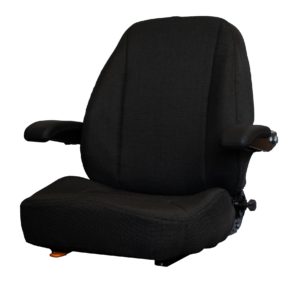 C1211 black cloth static seat