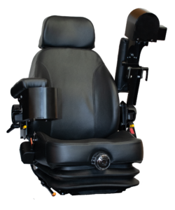 I3M seat with joystick compatible arms.
